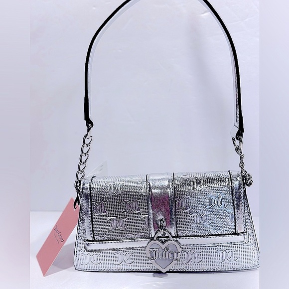 Juicy Couture Silver Simply Perfect Shoulder Bag - Picture 1 of 14